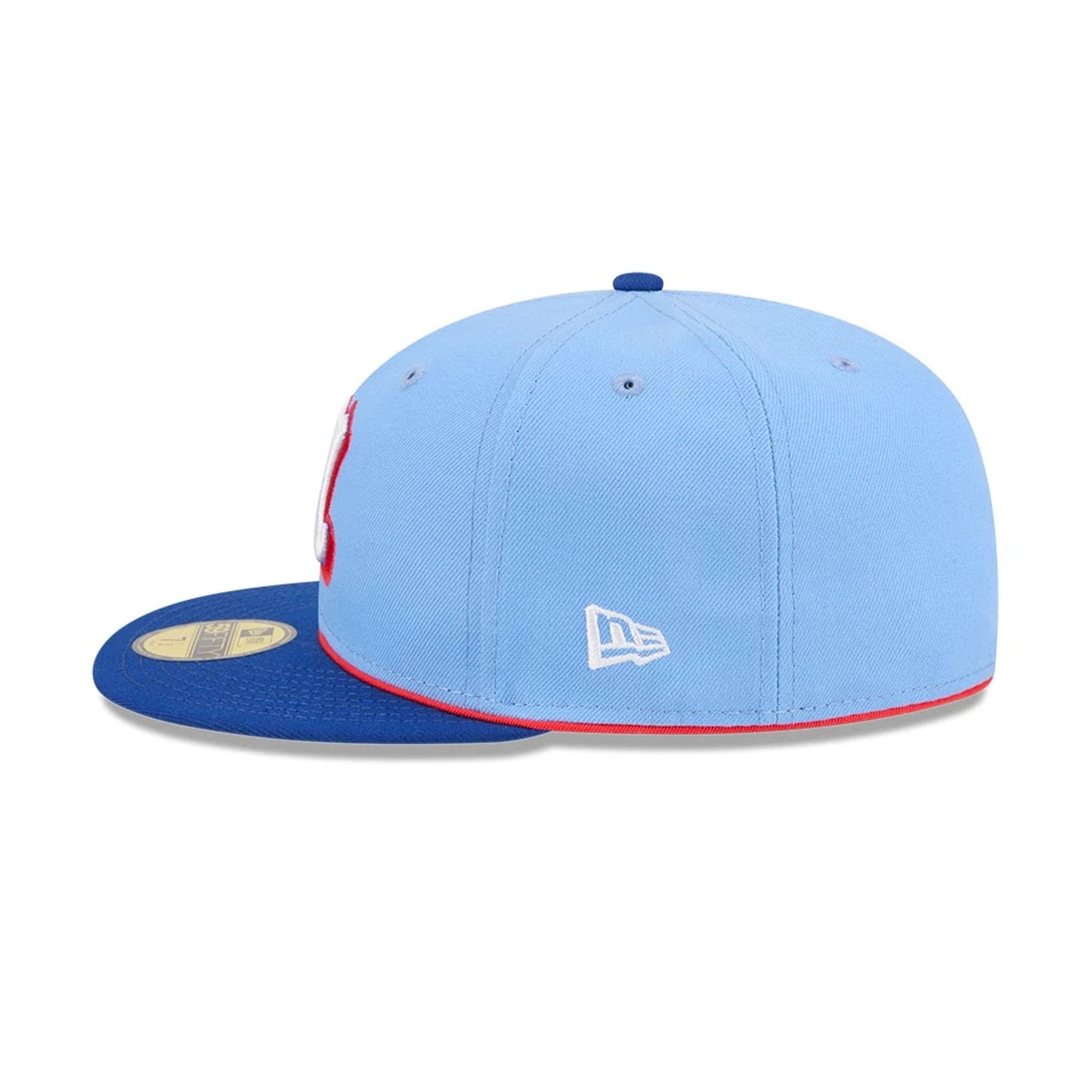 Pictured is this MLB City Connect Atlanta Braves 59FIFTY Fitted cap in Light Blue. 6