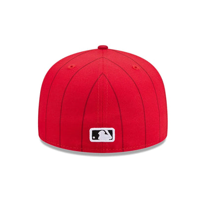 Pictured is this MLB City Connect Cincinnati Reds 59FIFTY Fitted cap in Red. 5
