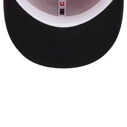 Pictured is this MLB City Connect Cincinnati Reds 59FIFTY Fitted cap in Red. 2