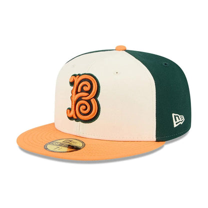 Pictured is this MLB City Connect Baltimore Orioles 59FIFTY Fitted cap in Dark Green. 1