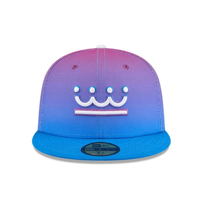 Pictured is this MLB City Connect Kansas City Royals 59FIFTY Fitted cap in Blue. 3