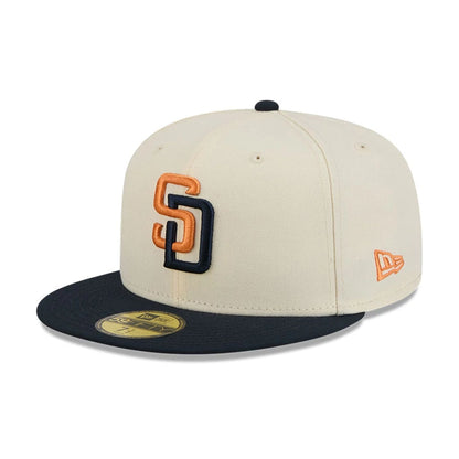 Pictured is this MLB City Connect San Diego Padres 59FIFTY Fitted cap in Cream. 1