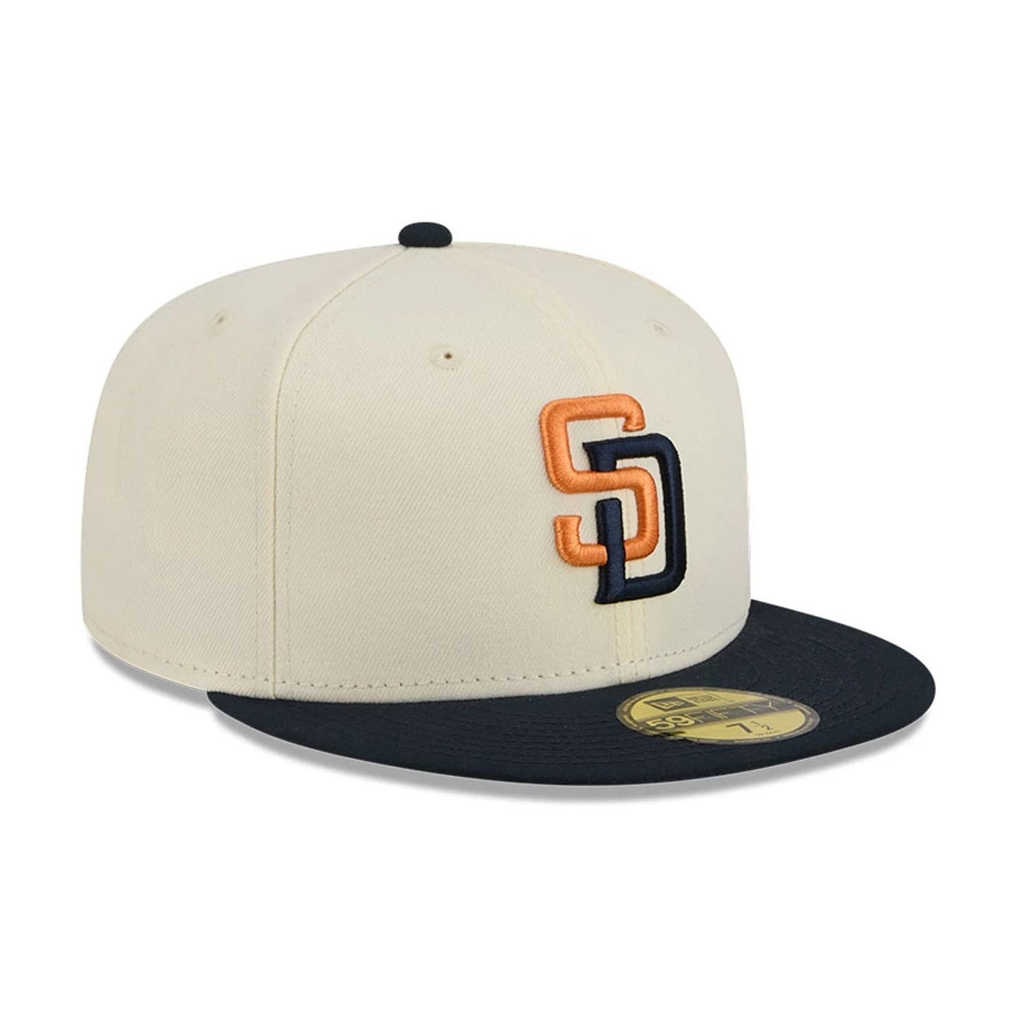 Pictured is this MLB City Connect San Diego Padres 59FIFTY Fitted cap in Cream. 4