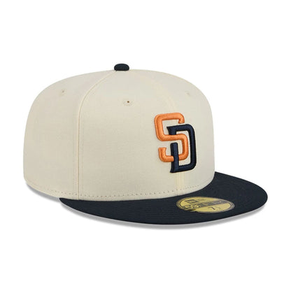 Pictured is this MLB City Connect San Diego Padres 59FIFTY Fitted cap in Cream. 4