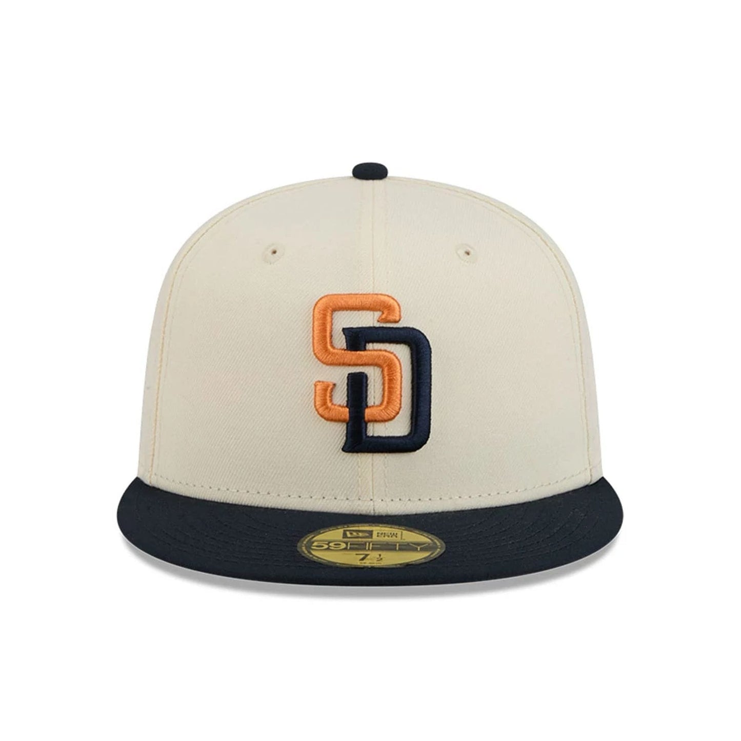 Pictured is this MLB City Connect San Diego Padres 59FIFTY Fitted cap in Cream. 3