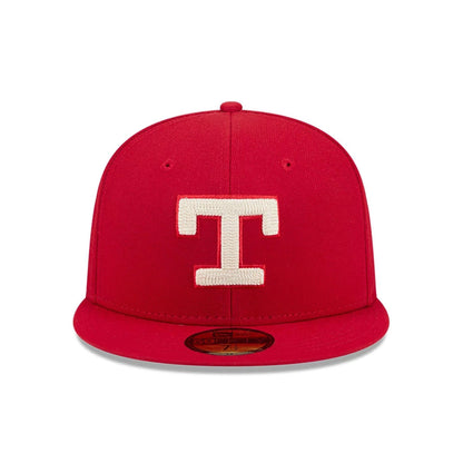 Pictured is this MLB City Connect Texas Rangers 59FIFTY Fitted cap in Red. 3