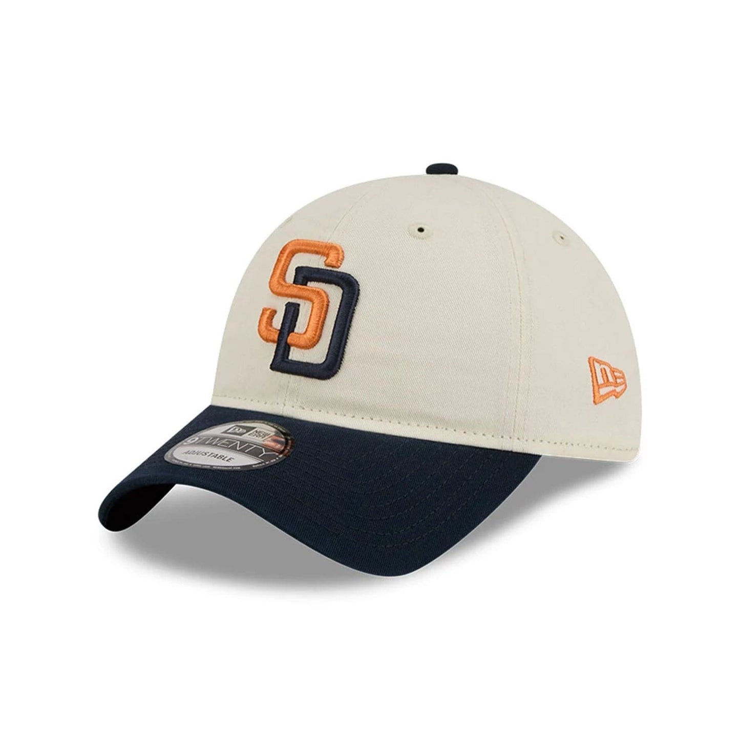 Pictured is this MLB City Connect San Diego Padres 9TWENTY cap in Cream. 1