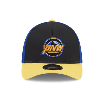 Pictured is this MLB City Connect Seattle Mariners 39THIRTY M-Crown A-Frame Stretch Fit cap in Black. 3