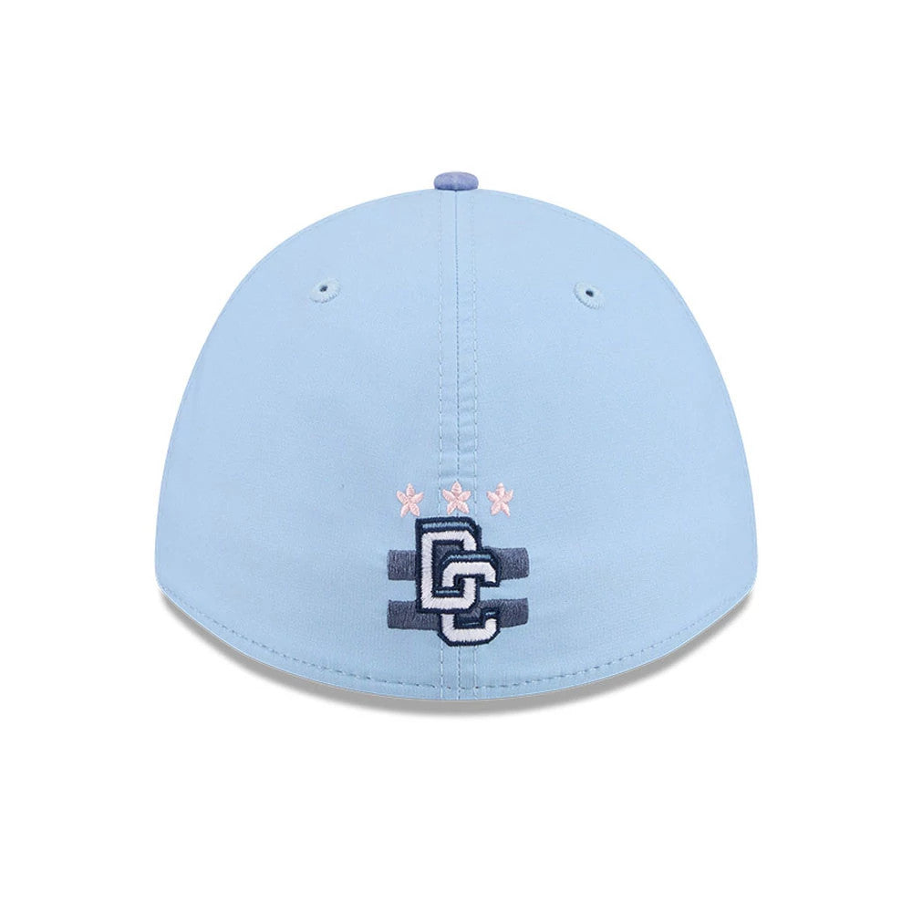Pictured is this MLB City Connect Washington Nationals 39THIRTY M-Crown A-Frame Stretch Fit cap in Navy. 7
