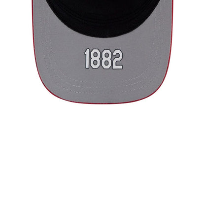 Pictured is this MLB City Connect St. Louis Cardinals 39THIRTY M-Crown A-Frame Stretch Fit cap in red. 2