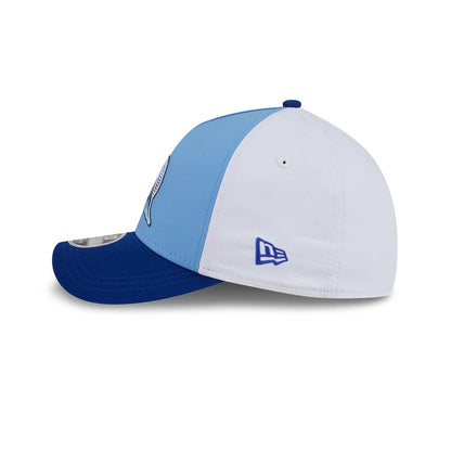 Pictured is this MLB City Connect Minnesota Twins 39THIRTY M-Crown A-Frame Stretch Fit cap in blue. 6
