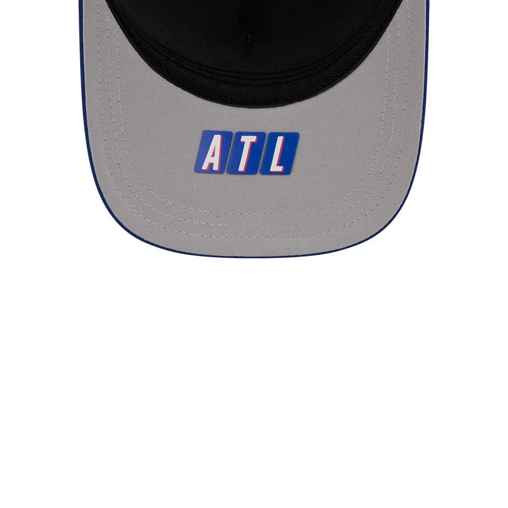 Pictured is this MLB City Connect Atlanta Braves 39THIRTY M-Crown A-Frame Stretch Fit cap in Blue. 2