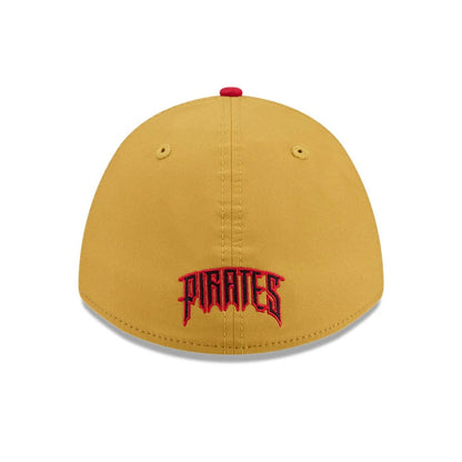 Pictured is this MLB City Connect Pittsburgh Pirates 39THIRTY M-Crown A-Frame Stretch Fit cap in black. 5