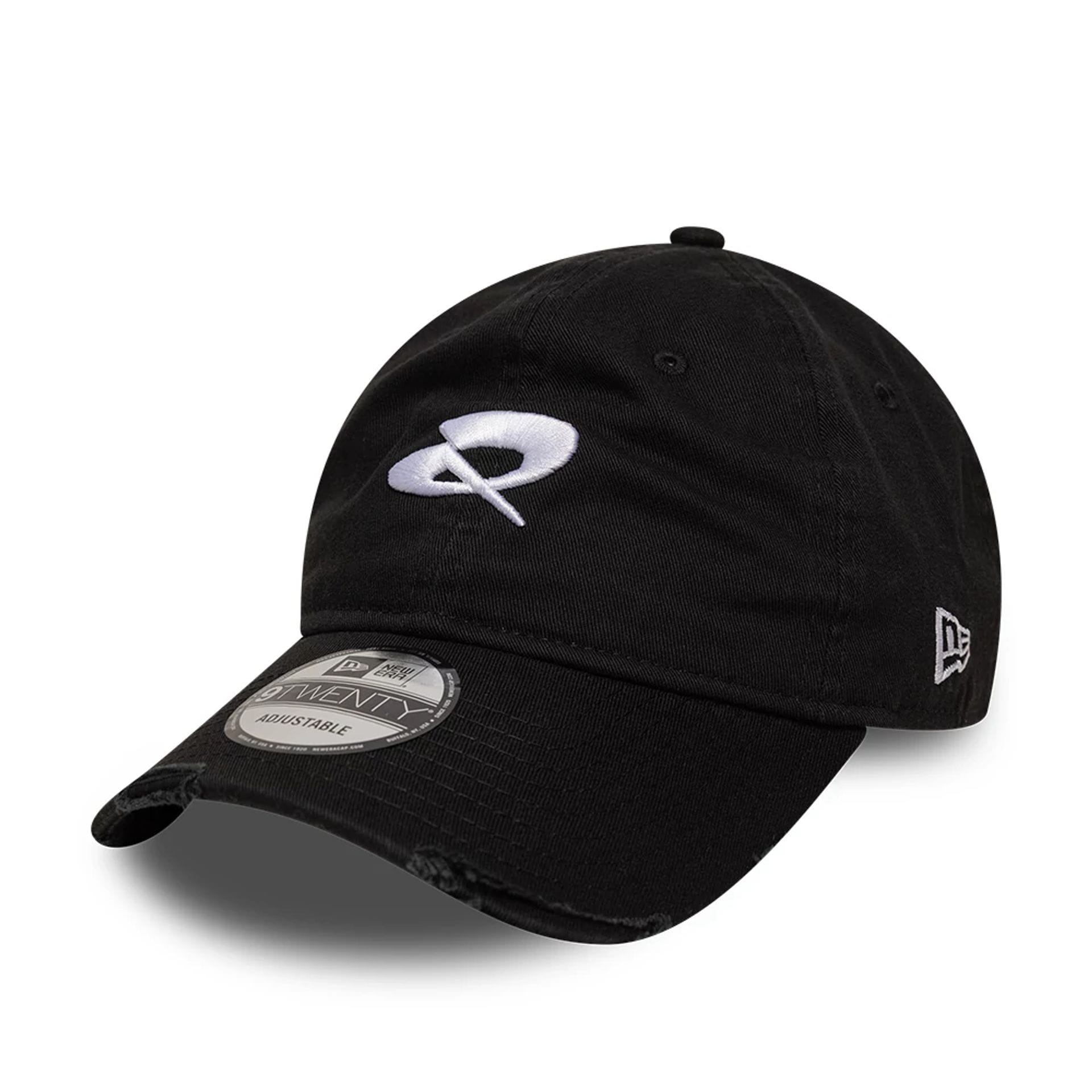 Quadrant X New Era Distressed Black 9TWENTY Cap | NEC EU