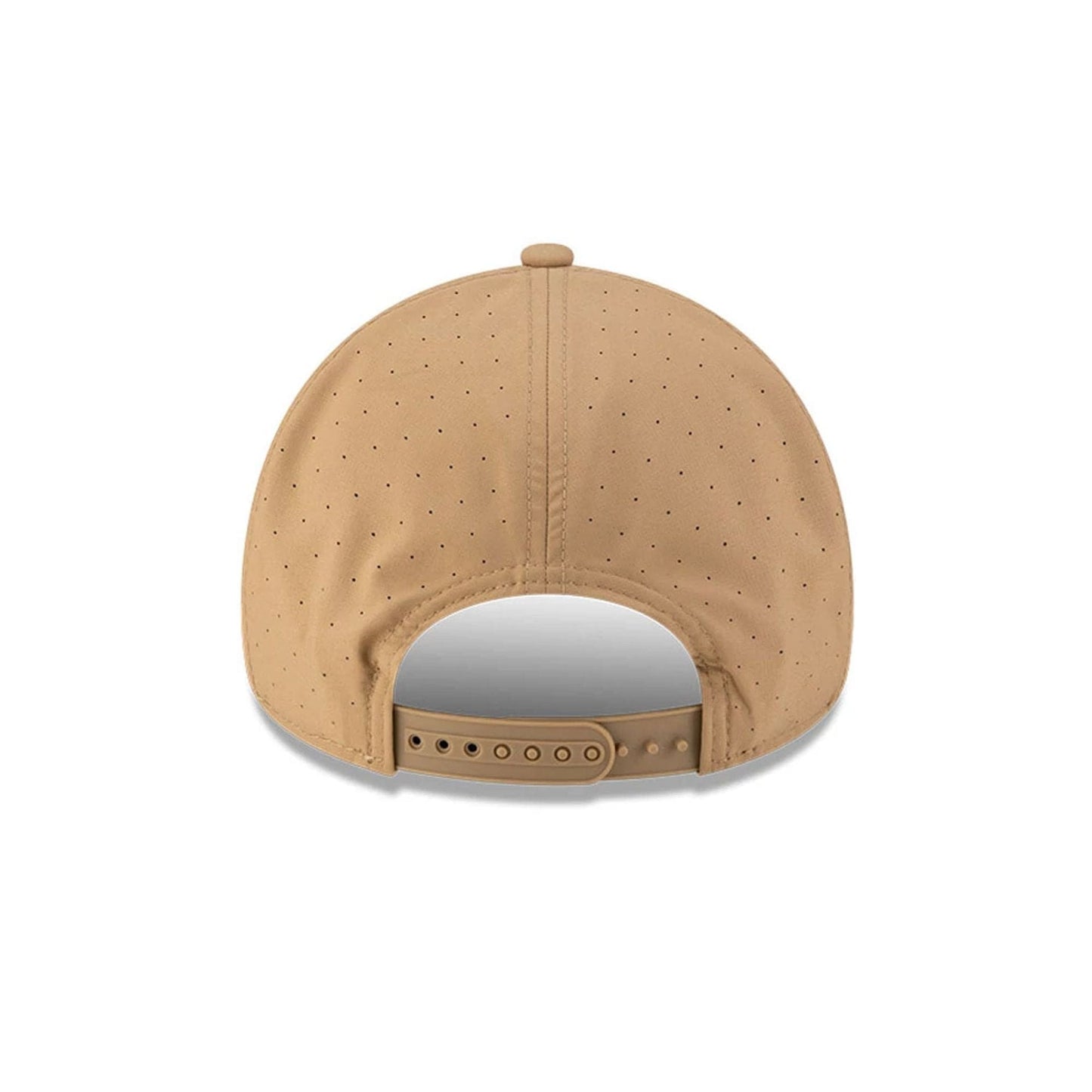 Pictured is this New Era 9FORTY Apex cap in beige. 5