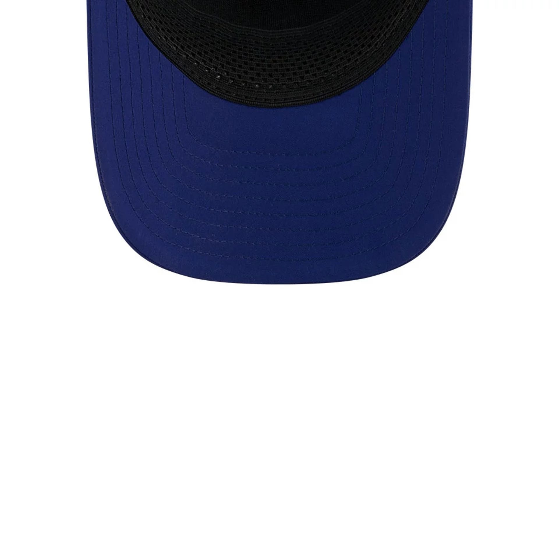 Pictured is this MLB Batting Practice 2026 LA Dodgers 9FORTY M-Crown A-Frame Adjustable cap in dark blue. 7