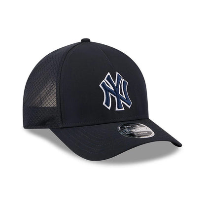 Pictured is this MLB Batting Practice 2026 New York Yankees 9FORTY M-Crown A-Frame Adjustable cap in navy. 3