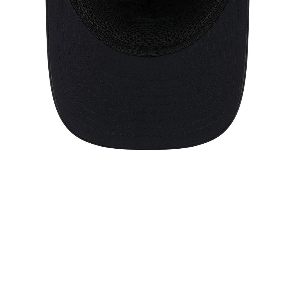 Pictured is this MLB Batting Practice 2026 New York Yankees 9FORTY M-Crown A-Frame Adjustable cap in navy. 7