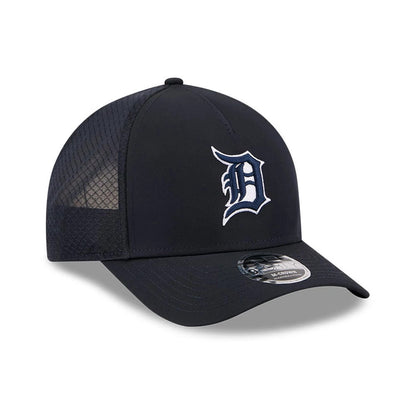 Pictured is this MLB Batting Practice 2026 Detroit Tigers 9FORTY M-Crown A-Frame Adjustable cap in navy. 3