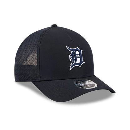 Pictured is this MLB Batting Practice 2026 Detroit Tigers 9FORTY M-Crown A-Frame Adjustable cap in navy. 3
