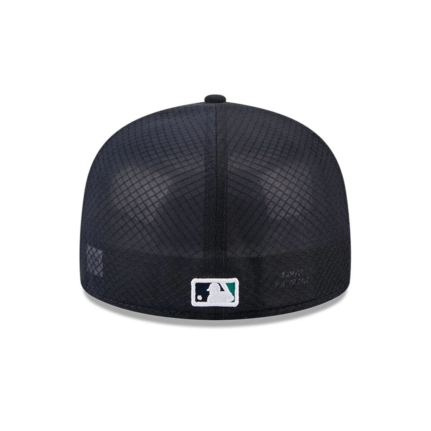 Pictured is this MLB Batting Practice 2026 Seattle Mariners 59FIFTY Fitted cap in navy. 4