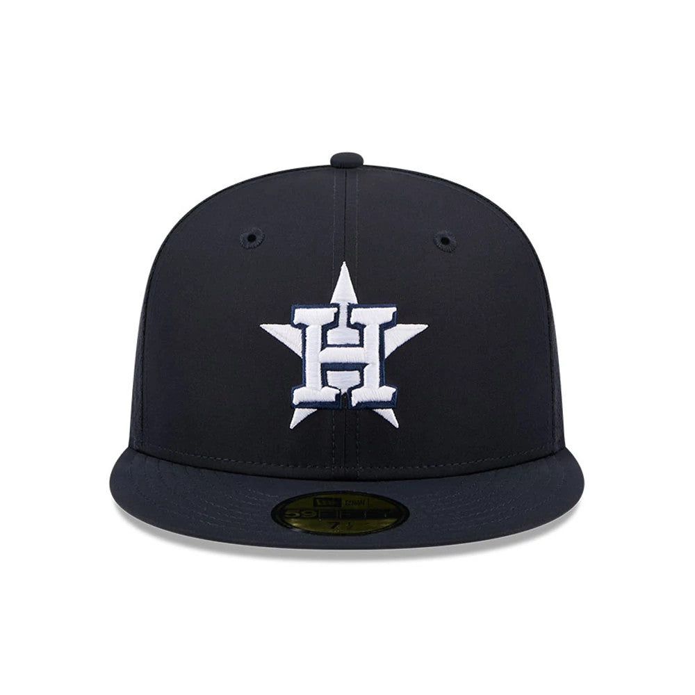Pictured is this MLB Batting Practice 2026 Houston Astros 59FIFTY Fitted cap in navy. 2