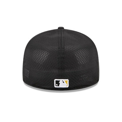 Pictured is this MLB Batting Practice 2026 Pittsburgh Pirates 59FIFTY Fitted cap in black. 4