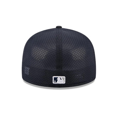 Pictured is this MLB Batting Practice 2026 New York Yankees 59FIFTY Fitted cap in navy. 4