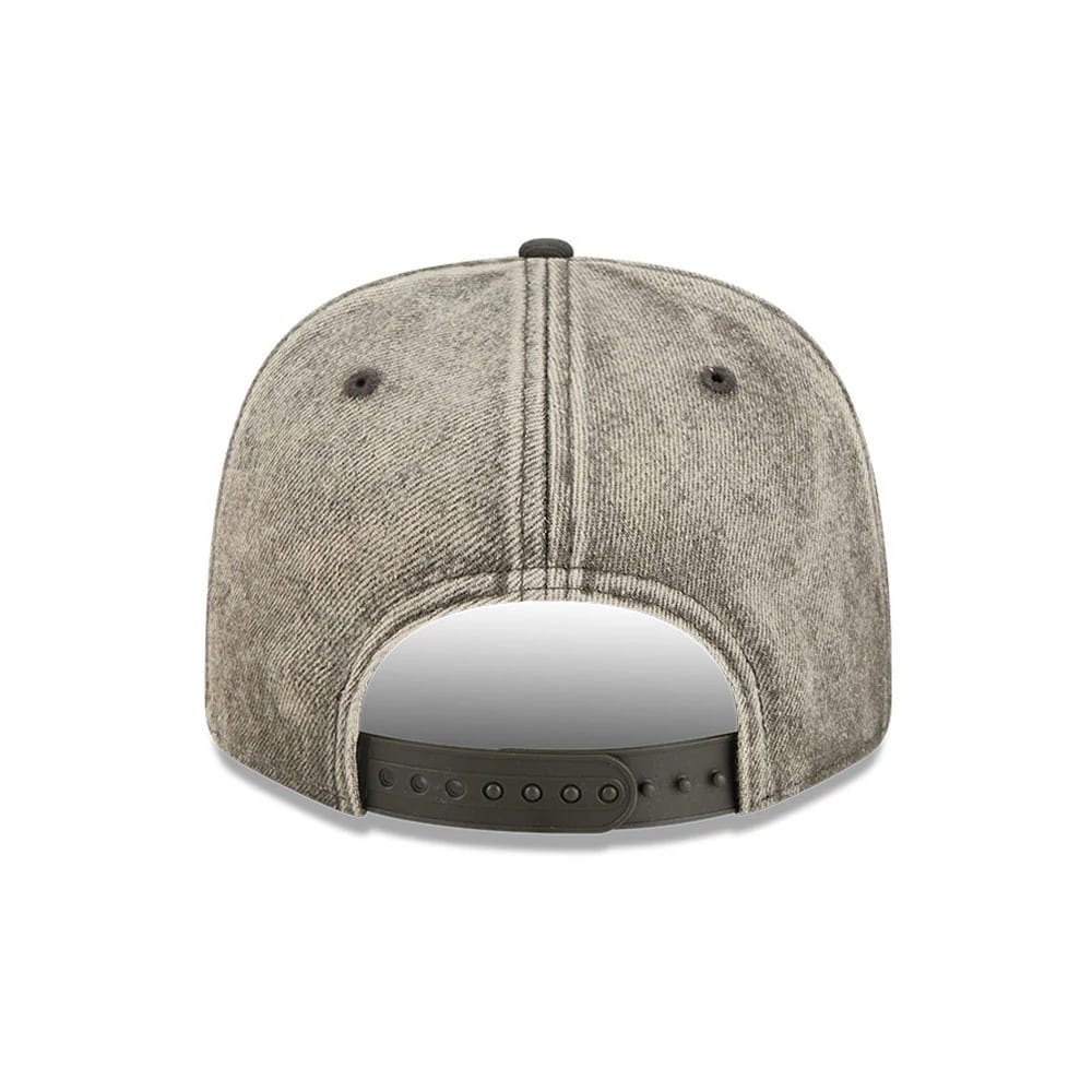 NFL Washed Denim Jets Dark Grey 9SEVENTY Stretch Snap Cap | NEC EU