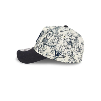 Pictured is this MLB Spring Floral New York Yankees 9FORTY A-Frame cap in navy. 5