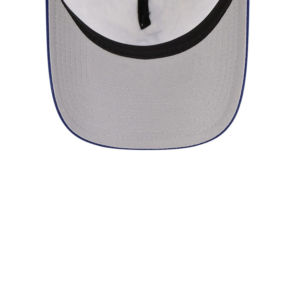 Pictured is this MLB Spring Floral LA Dodgers 9FORTY A-Frame cap in dark blue. 2