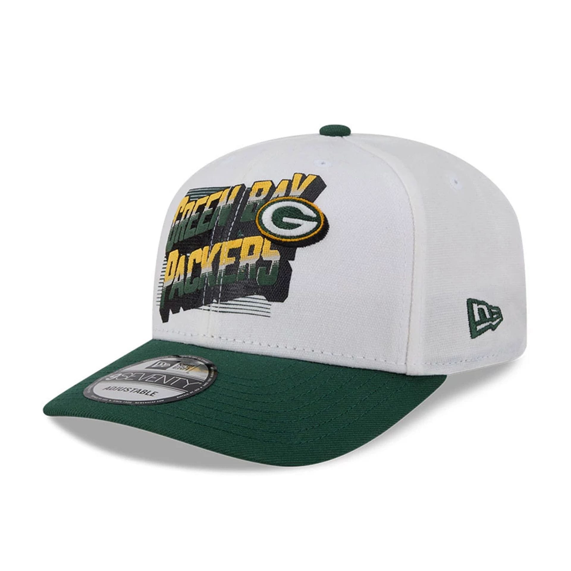 NFL Green Bay Packers 4点セット ユニフォーム キャップ NFL Duck Cloth Green Bay Packers White 9SEVENTY Stretch Snap Cap