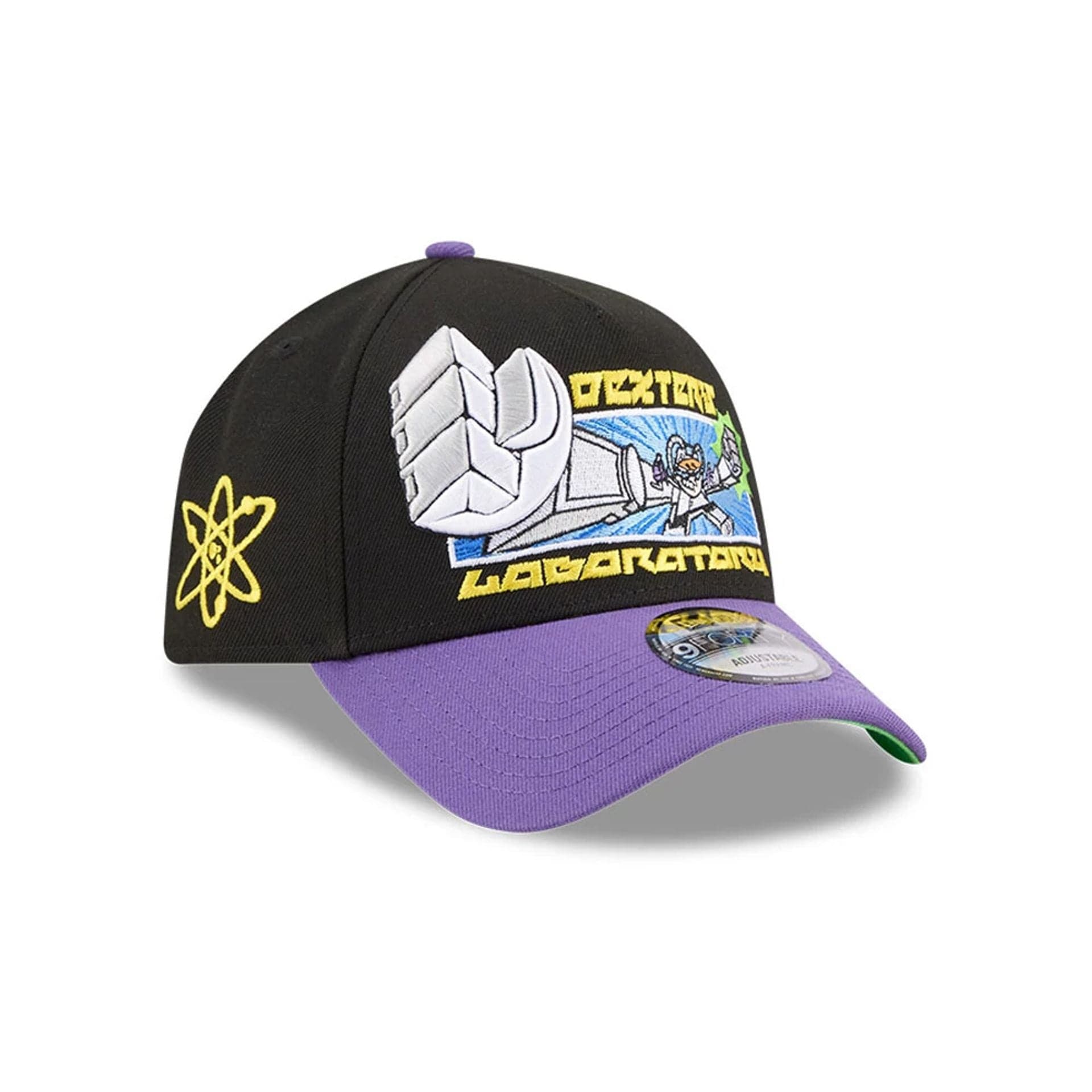 Pictured is this Dexter's Laboratory Dex-Transformer 9FORTY A-Frame cap in black. 1