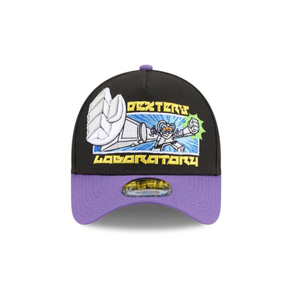 Pictured is this Dexter's Laboratory Dex-Transformer 9FORTY A-Frame cap in black. 3