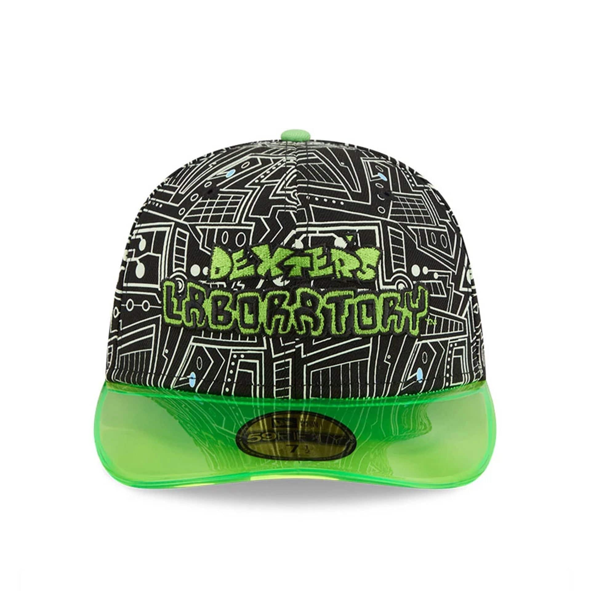Pictured is this Dexter's Laboratory 59FIFTY Fitted cap in black. 3