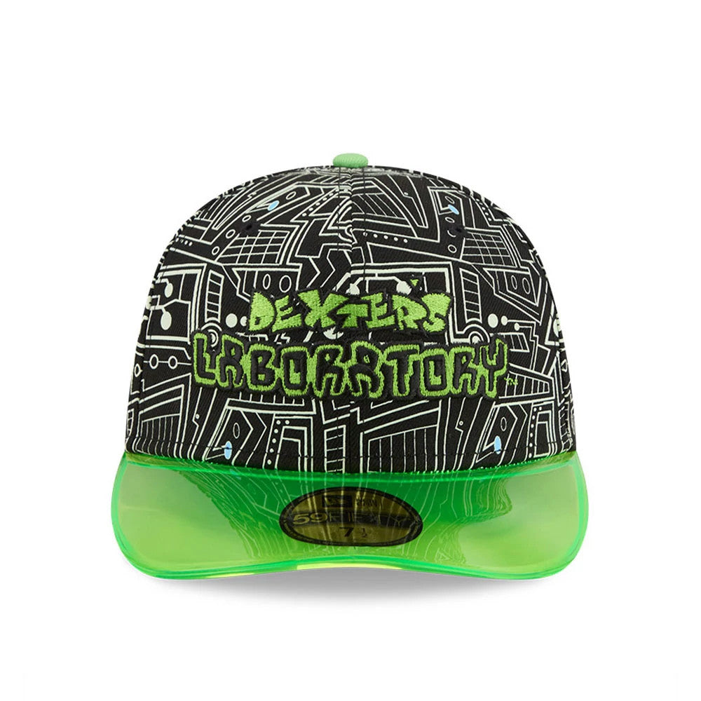 Pictured is this Dexter's Laboratory 59FIFTY Fitted cap in black & neon. 3