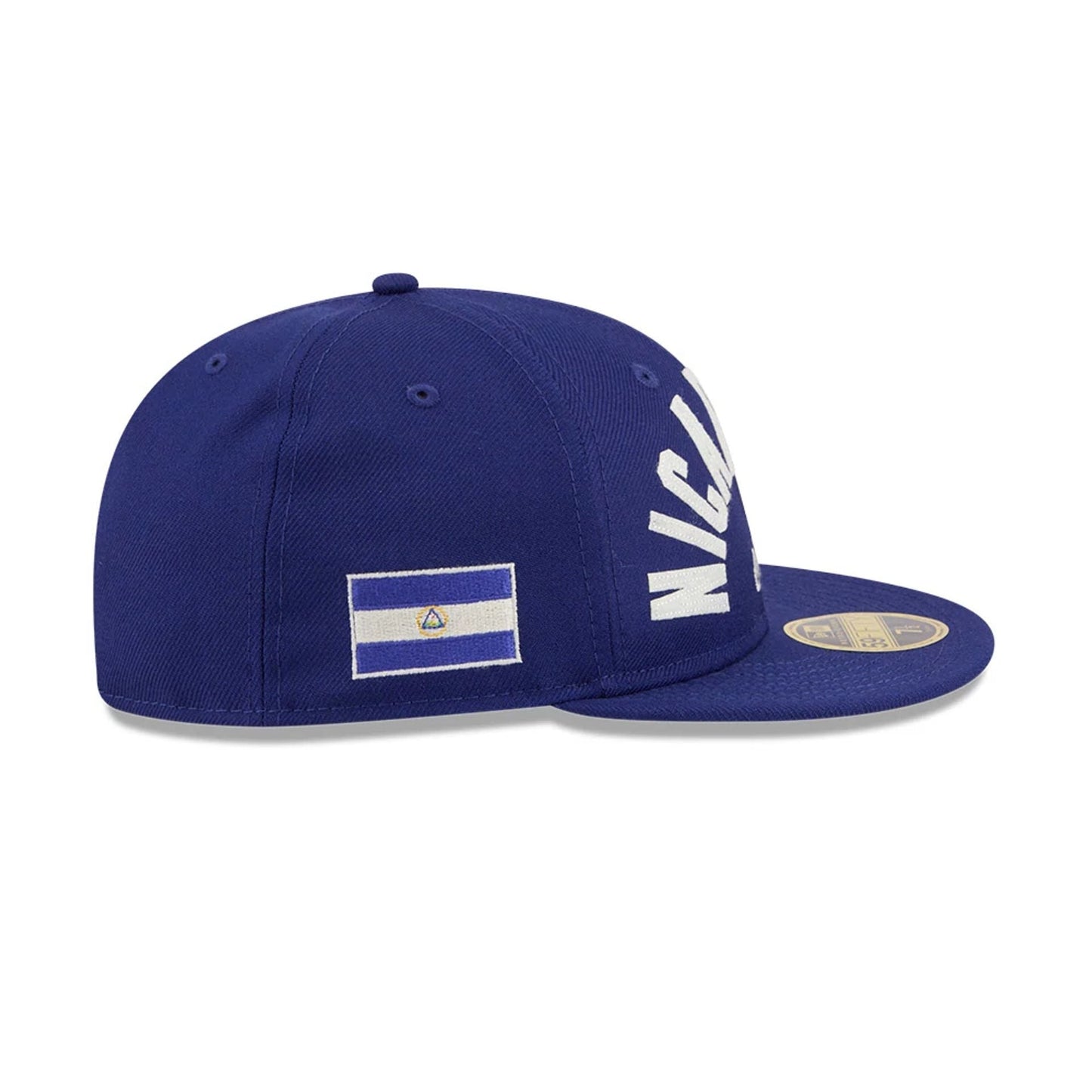 Pictured is this WBC Classical Script Nicaragua Retro Crown 59FIFTY Fitted cap in blue. 5