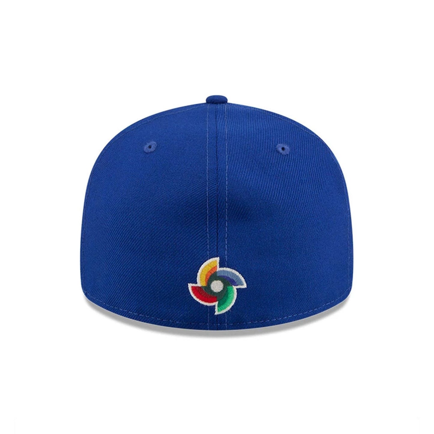 Pictured is this WBC Classical Script Israel Retro Crown 59FIFTY Fitted cap in blue. 7