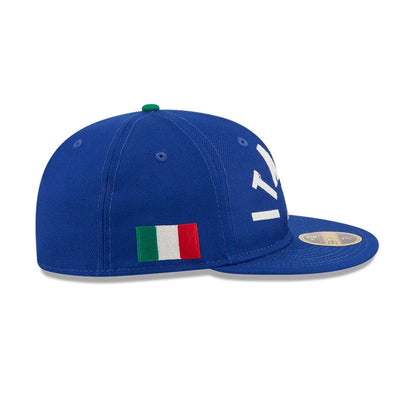 Pictured is this WBC Classical Script Italy Retro Crown 59FIFTY Fitted cap in blue. 5