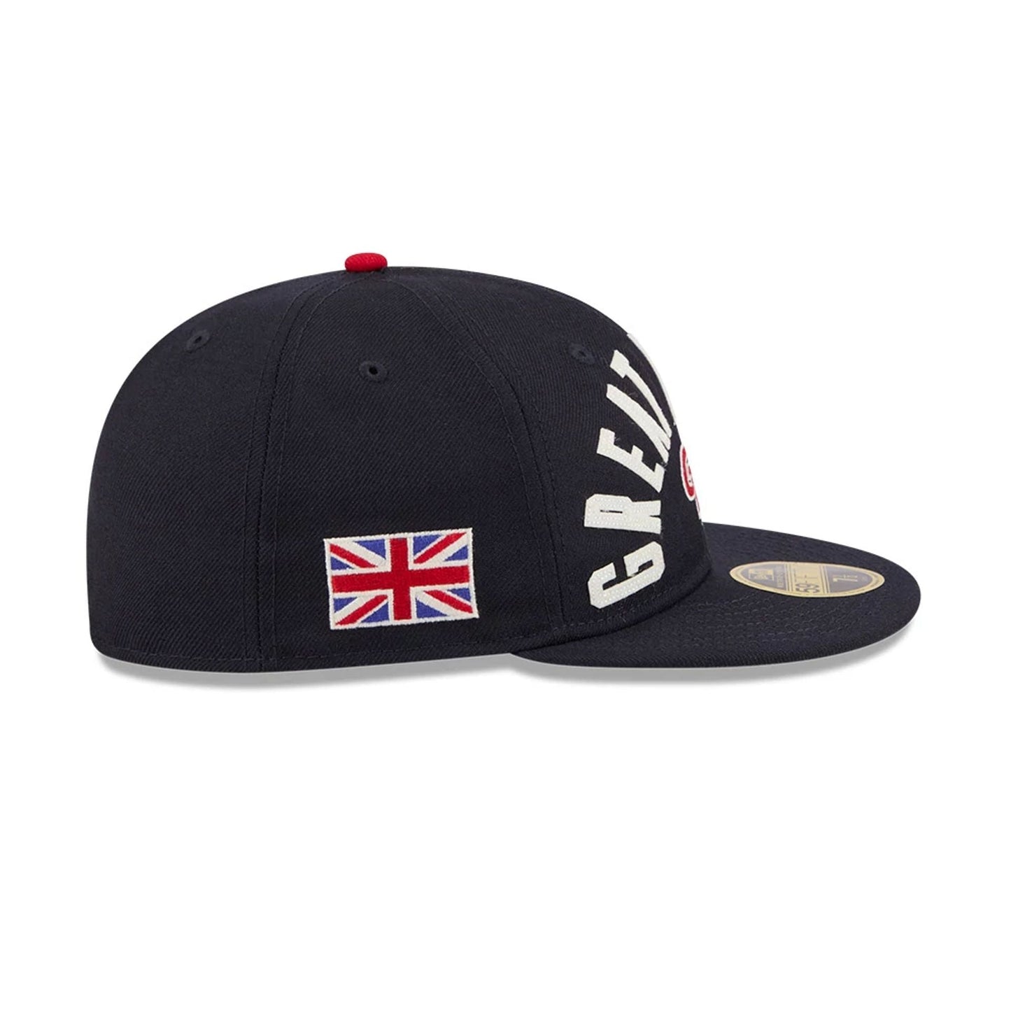 Pictured is this WBC Classical Script Great Britain Retro Crown 59FIFTY Fitted cap in navy. 5