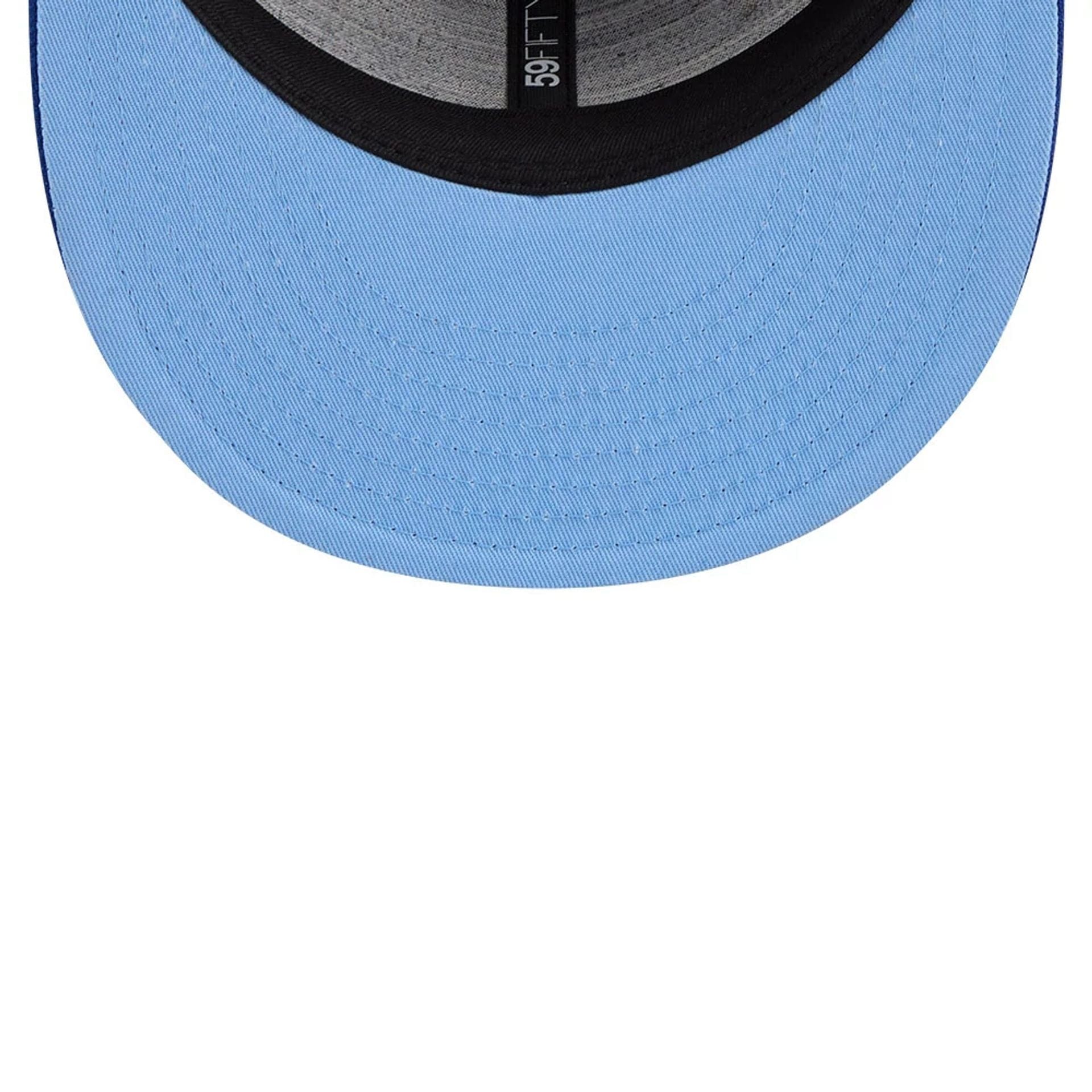 Pictured is this WBC Classical Script Cuba Retro Crown 59FIFTY Fitted cap in blue. 2