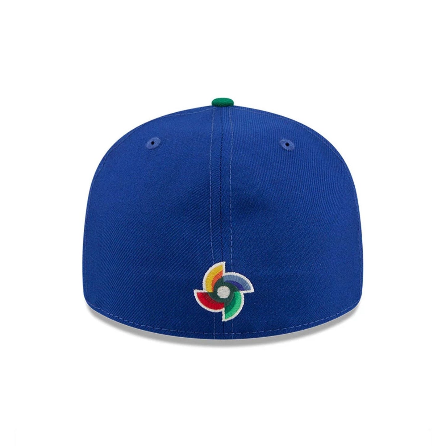 Pictured is this WBC Classical Script Brazil Retro Crown 59FIFTY Fitted cap in blue. 7