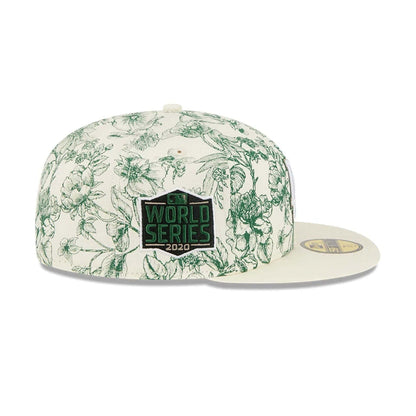 Pictured is this MLB Spring Floral LA Dodgers 59FIFTY Fitted cap in white. 4