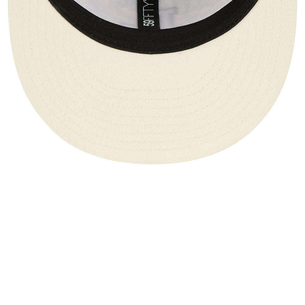 Pictured is this MLB Spring Floral LA Dodgers 59FIFTY Fitted cap in white. 7