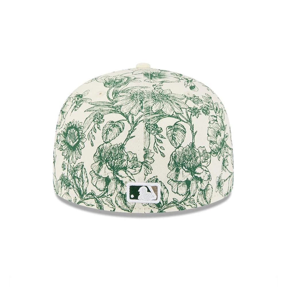 Pictured is this MLB Spring Floral New York Mets 59FIFTY Fitted cap in white. 6