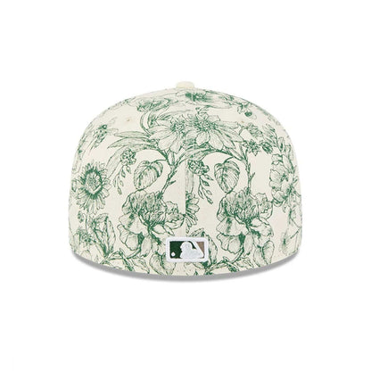 Pictured is this MLB Spring Floral Chicago White Sox 59FIFTY Fitted cap in white. 6