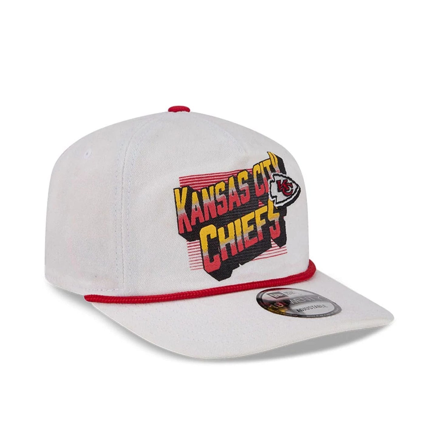 Pictured is this NFL Duck Cloth Kansas City Chiefs 19TWENTY cap in cream. 4