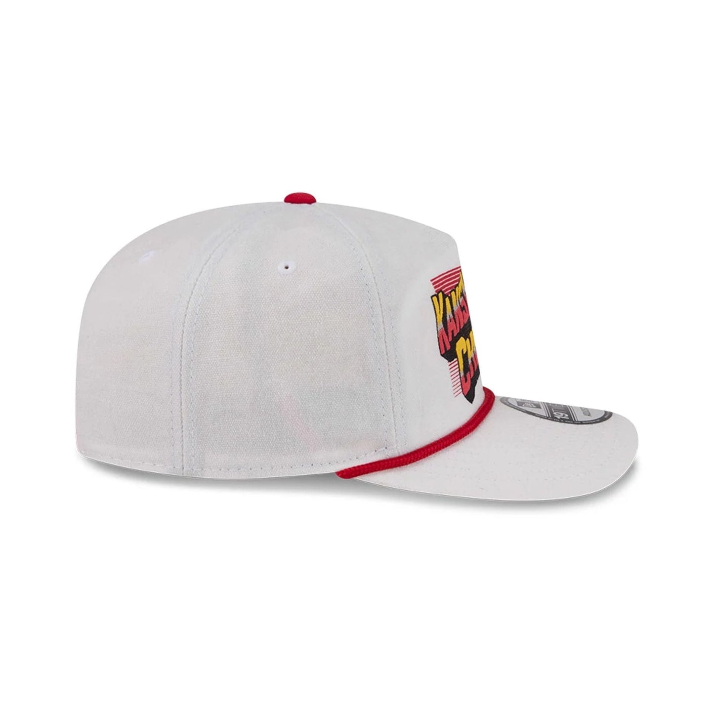 Pictured is this NFL Duck Cloth Kansas City Chiefs 19TWENTY cap in cream. 6