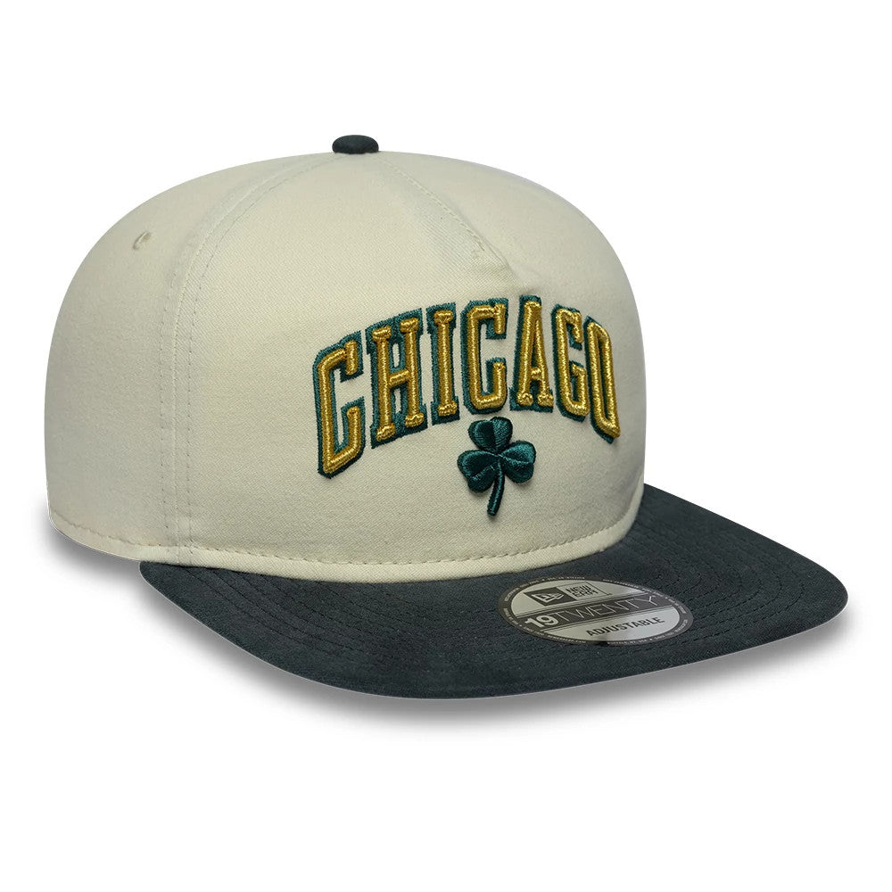 Pictured is this NBA Metallic Logo Chicago Bulls 19TWENTY cap in white. 4