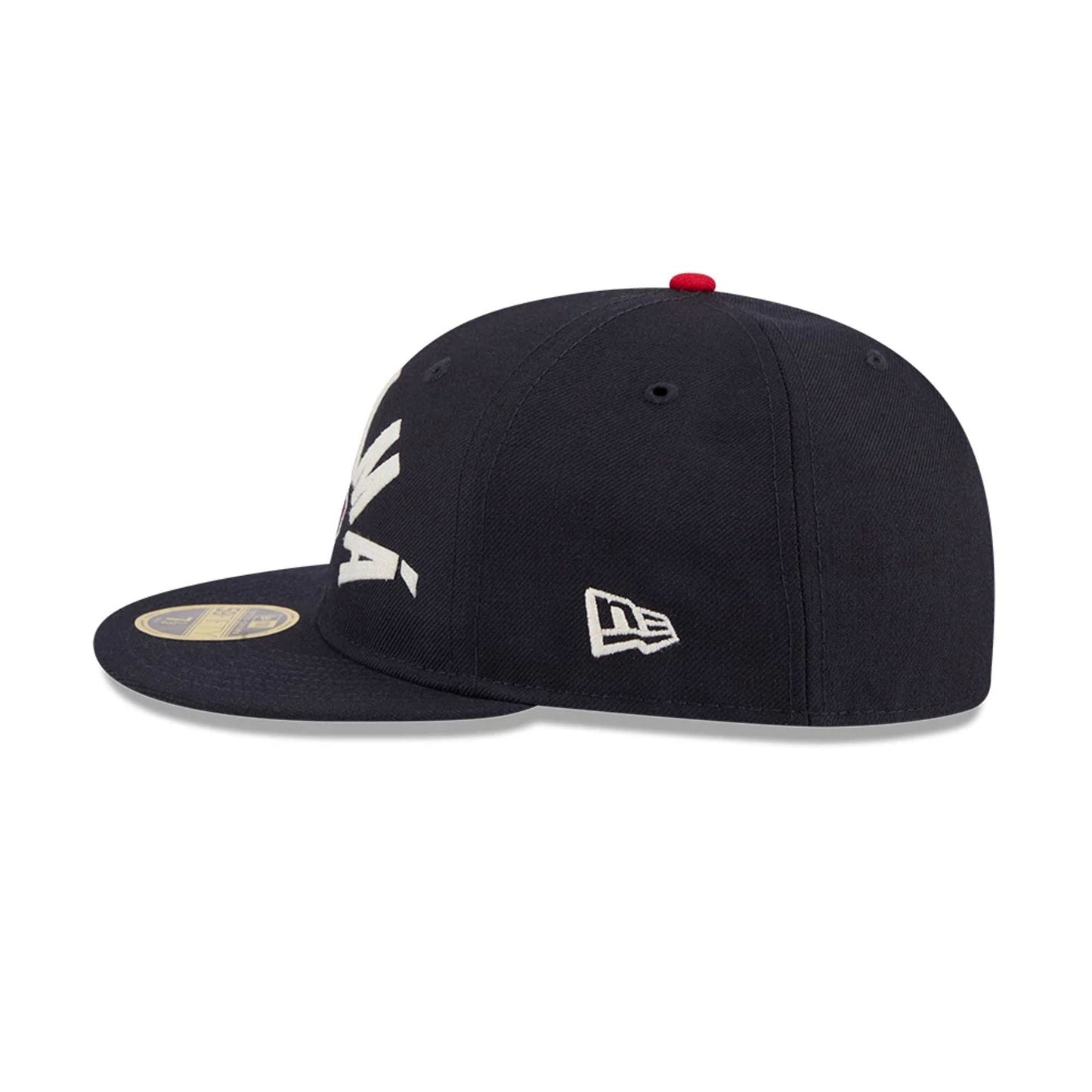 Pictured is this WBC Classical Script Panama Retro Crown 59FIFTY Fitted cap in navy. 6